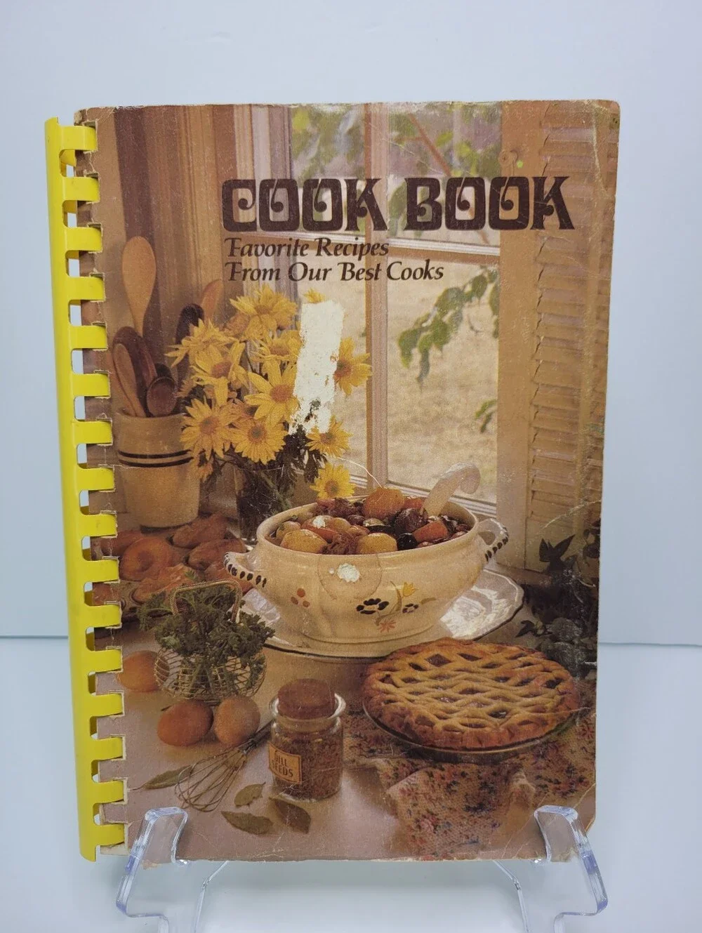 The St Barbara Church Cookbook from Harrison City, PA is a vintage spiral-bound